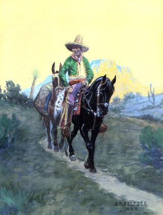 Vacquero and Pack Horse