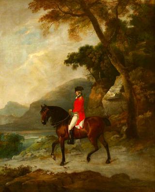 An Officer on Horseback