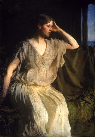 Woman in Grecian Gown