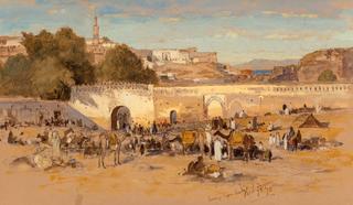 Evening before Market at Tangiers