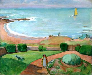 The terrace at Prefailles