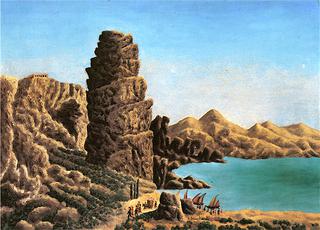 Seashore in Greece - The Tower of Babel