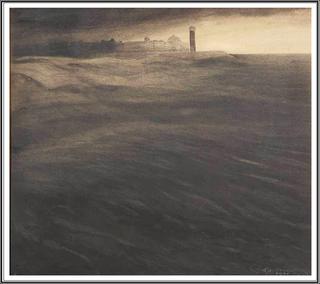 The Old Lighthouse at Dusk