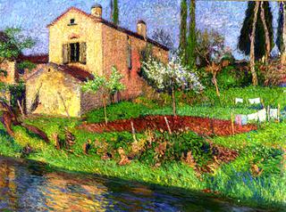 La Maison de Marie-Louise au Printemps à la Bastide-du-Vert