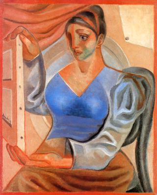 Woman with a Painting