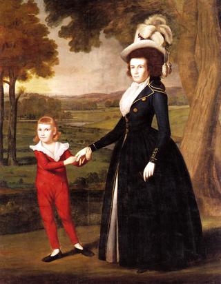 威廉·莫斯利夫人和她的儿子查尔斯