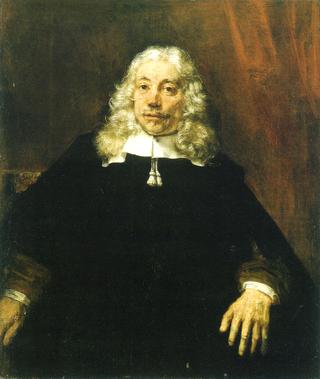 Portrait of a white-haired man