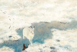 Hare in a Winter Landscape