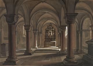 The crypt of the church of saint Gereon in Cologne