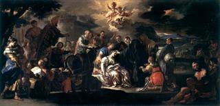 Saint Maurus Healing the Sick