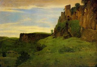 Civita Castellana - Buildings High in the Rocks