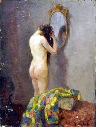 Nude by the Mirror