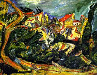 Landscape with Cypresses