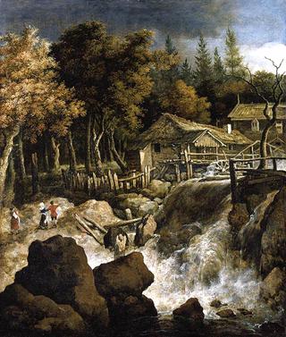 Wooded Landscape in Scandinavia