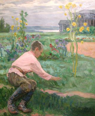 Boy on the Grass