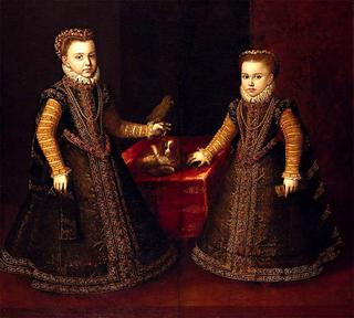 Infantas Isabella Clara Eugenia and Catalina Micaela