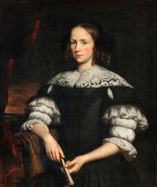 Portrait of a Woman with a Fan