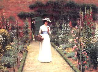Lady in a Garden