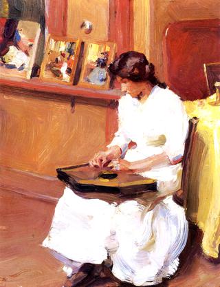 Girl with Zither