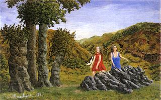 Two Women in a Landscape