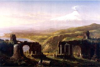 Mount Aetna from Taormina, Sicily