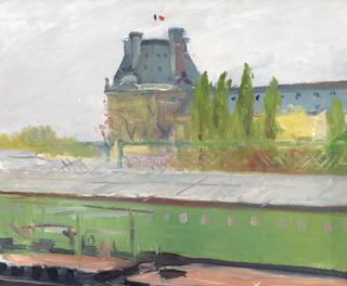 Le Pavillon de Flore in the Spring