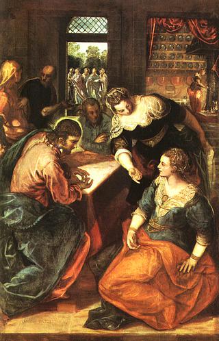 Christ with Martha and Mary
