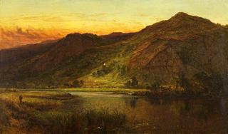 Sunset, Llyn Crafnant
