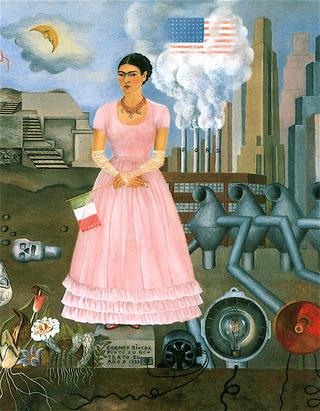 Self-Portrait on the Borderline between Mexico and the United States (detail)