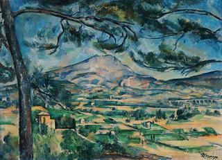 Montagne Sainte-Victoire with Large Pine