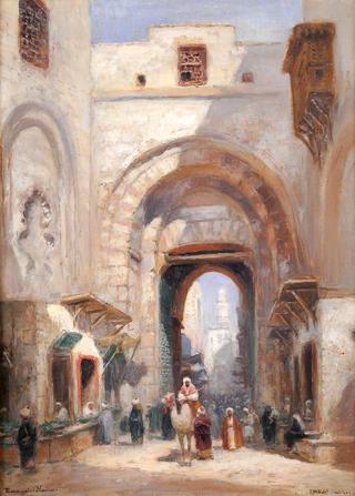 Bazaar Gate in Cairo