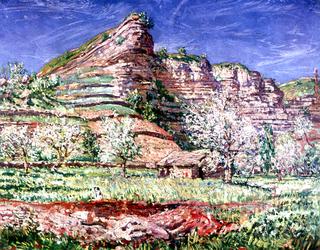 Orchard in Blossom, Bozouls