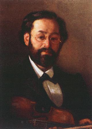 小提琴家沃尔特画像