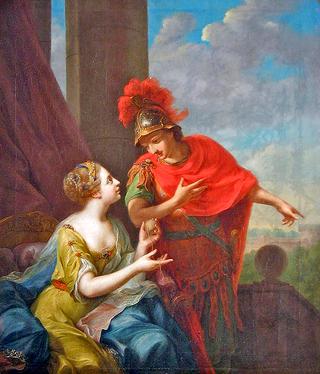 Ariadne Helping Theseus by Giving him a Ball of Thread