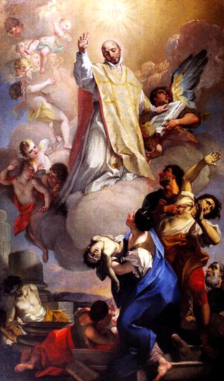 Sant'Ignazio di Loyola dispensa grazie