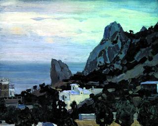 Twilight in Simeiz, Crimea