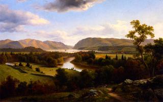 View from New Windsor, Hudson River