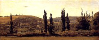 Landscape with Poplars