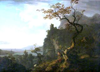 An Evening Landscape with Mercury and Argus