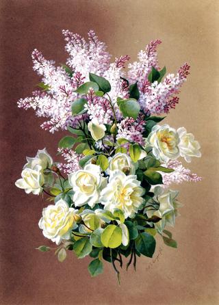 Lilacs and Roses