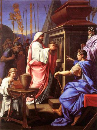 Caligula depositing the Ashes of his Mother and Brother in the Tomb of his Ancestors