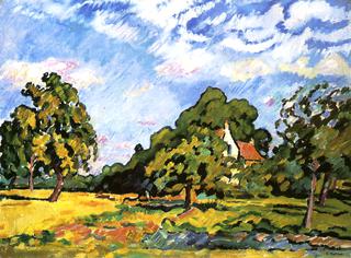 Landscape in Normandy