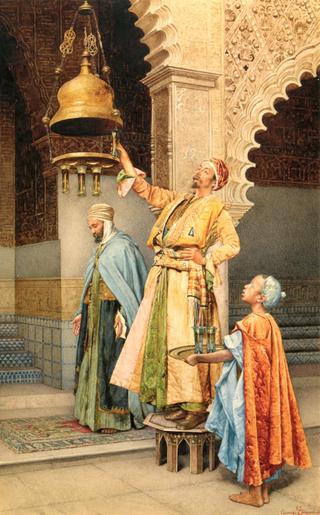 Lighting the Lamps at a Mosque