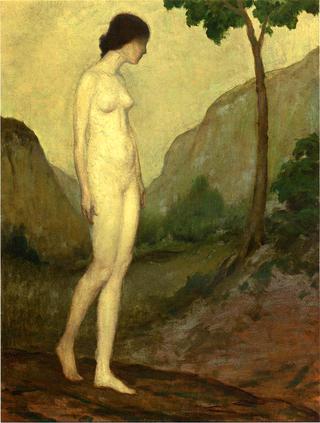 Nude in Landscape