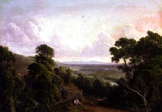 View of Mount Ida from Troy, Looking Toward Albany, New York
