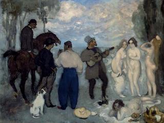 A Bathing Women and Gypsies