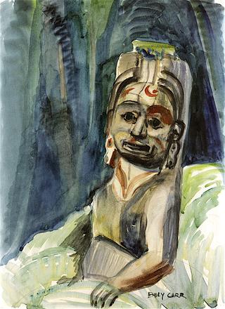Totemic Figure in the Forest