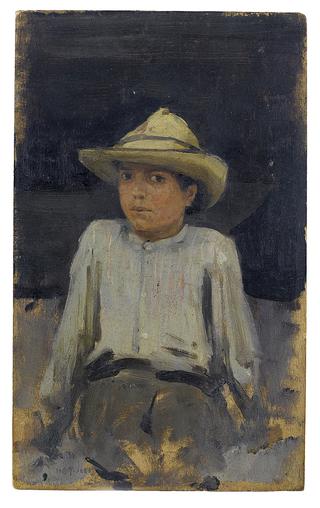 Boy with hat