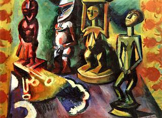 Still Life with Exotic Sculptures