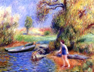 Bather in Blue